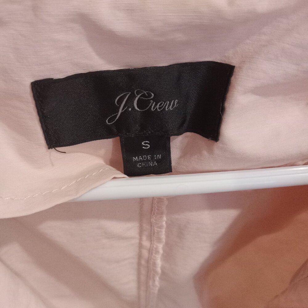 Great Light Pink Jcrew Perfect Lightweight Rain J… - image 3